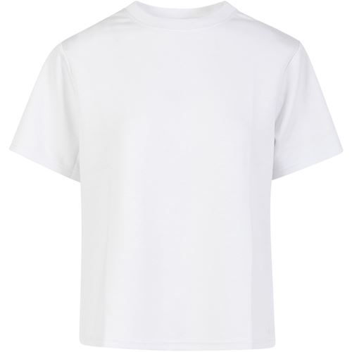 Toppar - Sweat Blouse With Heart Cutout – White